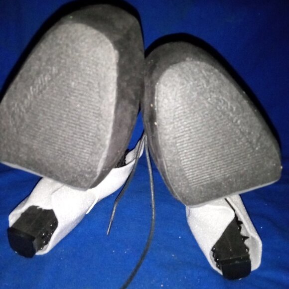 SEE ME SPIKING  Spike Platform Boots  Black Suede & See Through  ( BRAND NEW ! ) - Picture 10 of 10